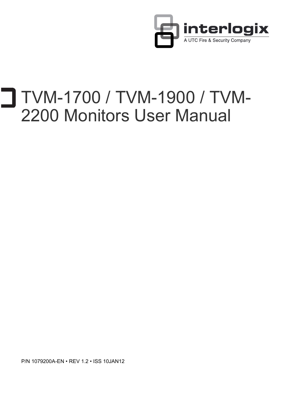 Interlogix TVM-2200 User Manual | 16 pages