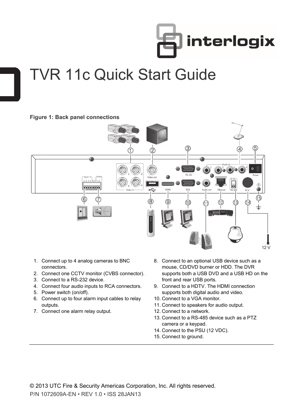 Interlogix TVR 11c User Manual | 8 pages