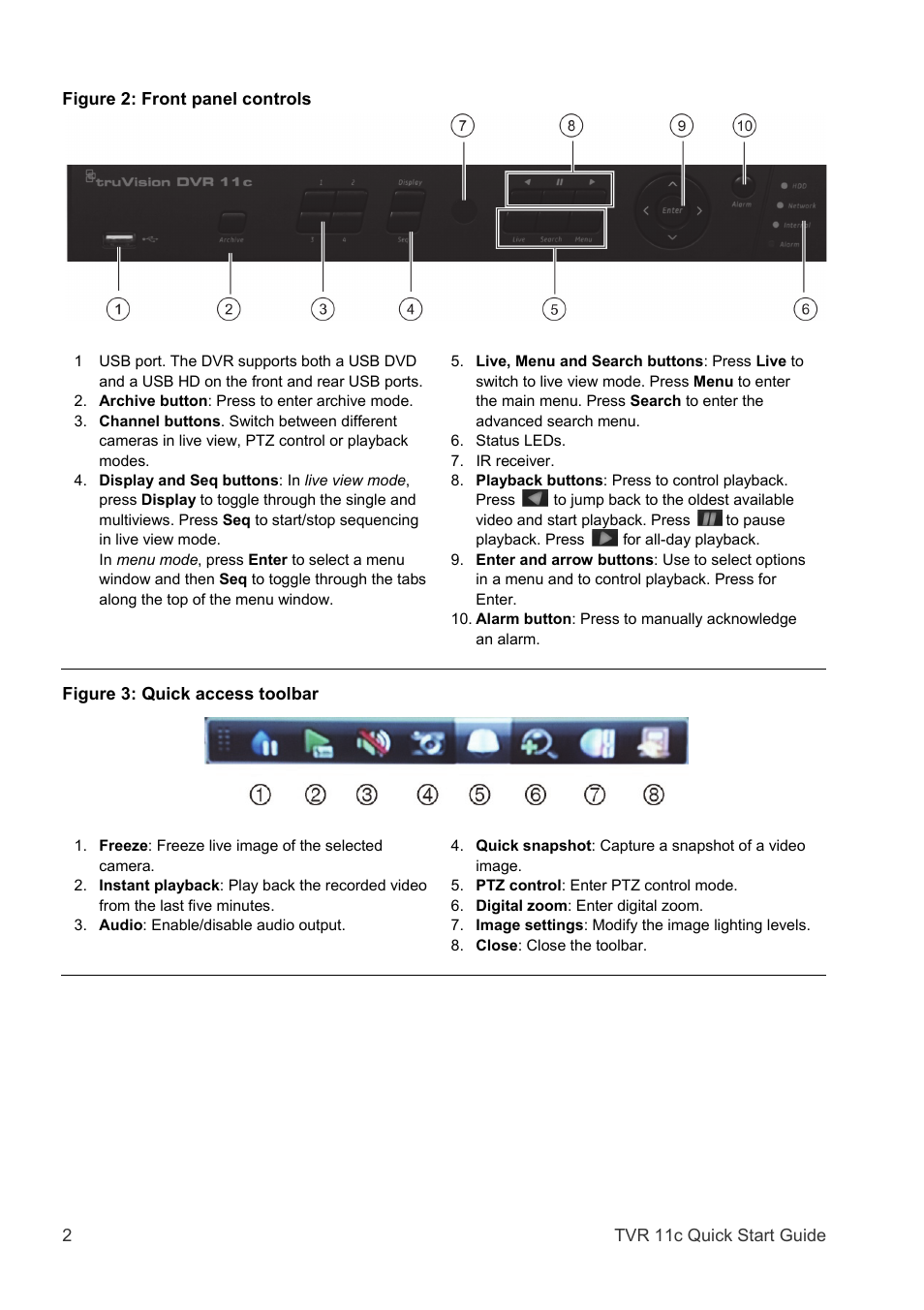 Interlogix TVR 11c User Manual | Page 2 / 8