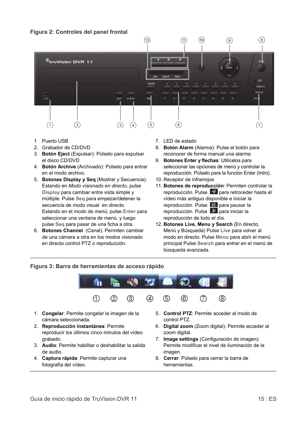 Interlogix DVR 11 Quick Start Guide User Manual | Page 15 / 68