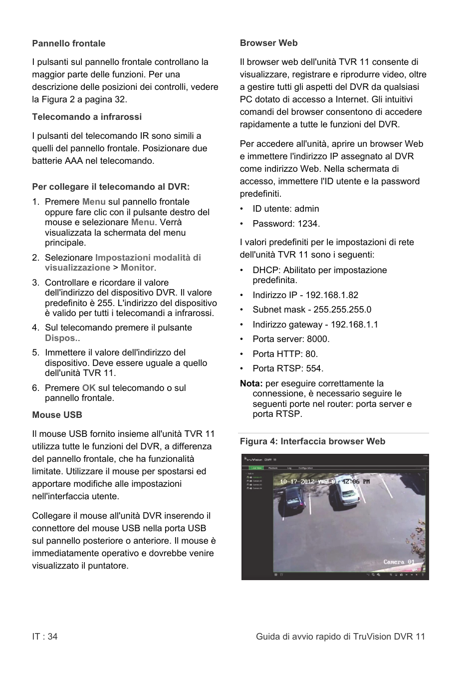 Interlogix DVR 11 Quick Start Guide User Manual | Page 34 / 68