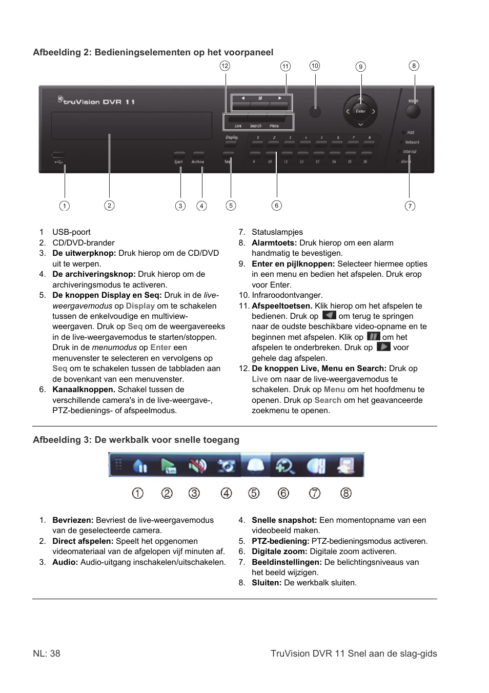 Interlogix DVR 11 Quick Start Guide User Manual | Page 38 / 68