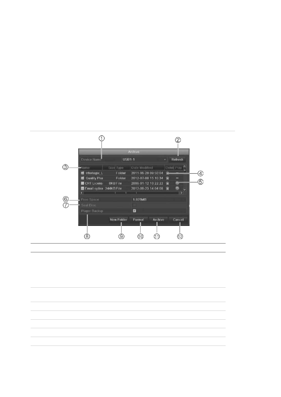 Exporting recorded files to a backup device | Interlogix DVR 11 User Manual User Manual | Page 98 / 156