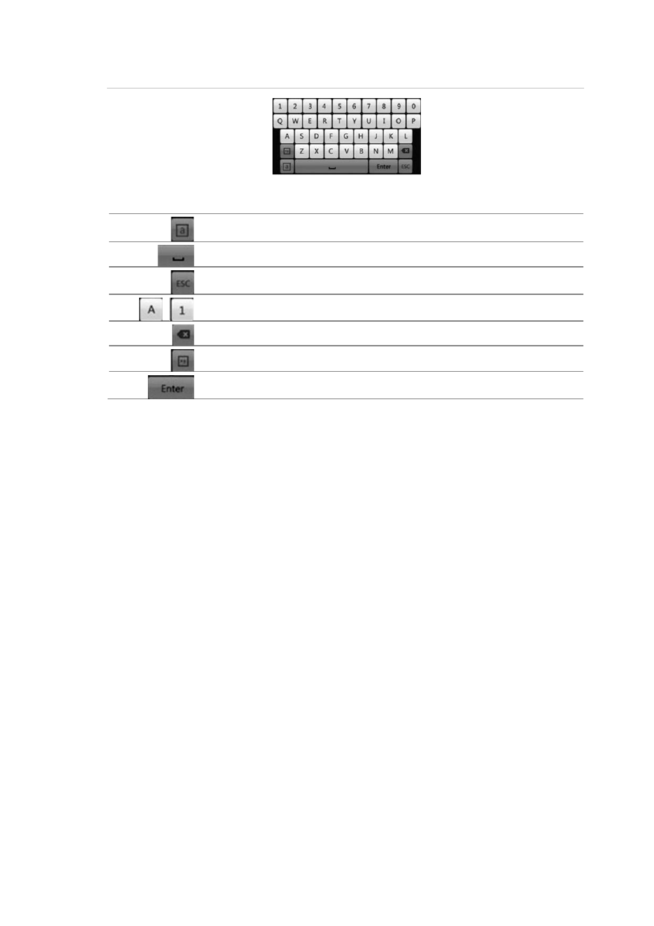 Exiting the main menu, Description of the keys in the virtual keyboard | Interlogix DVR 41 User Manual User Manual | Page 33 / 186