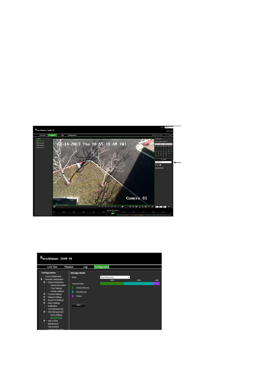 Dual streaming | Interlogix DVR 41 User Manual User Manual | Page 86 / 186