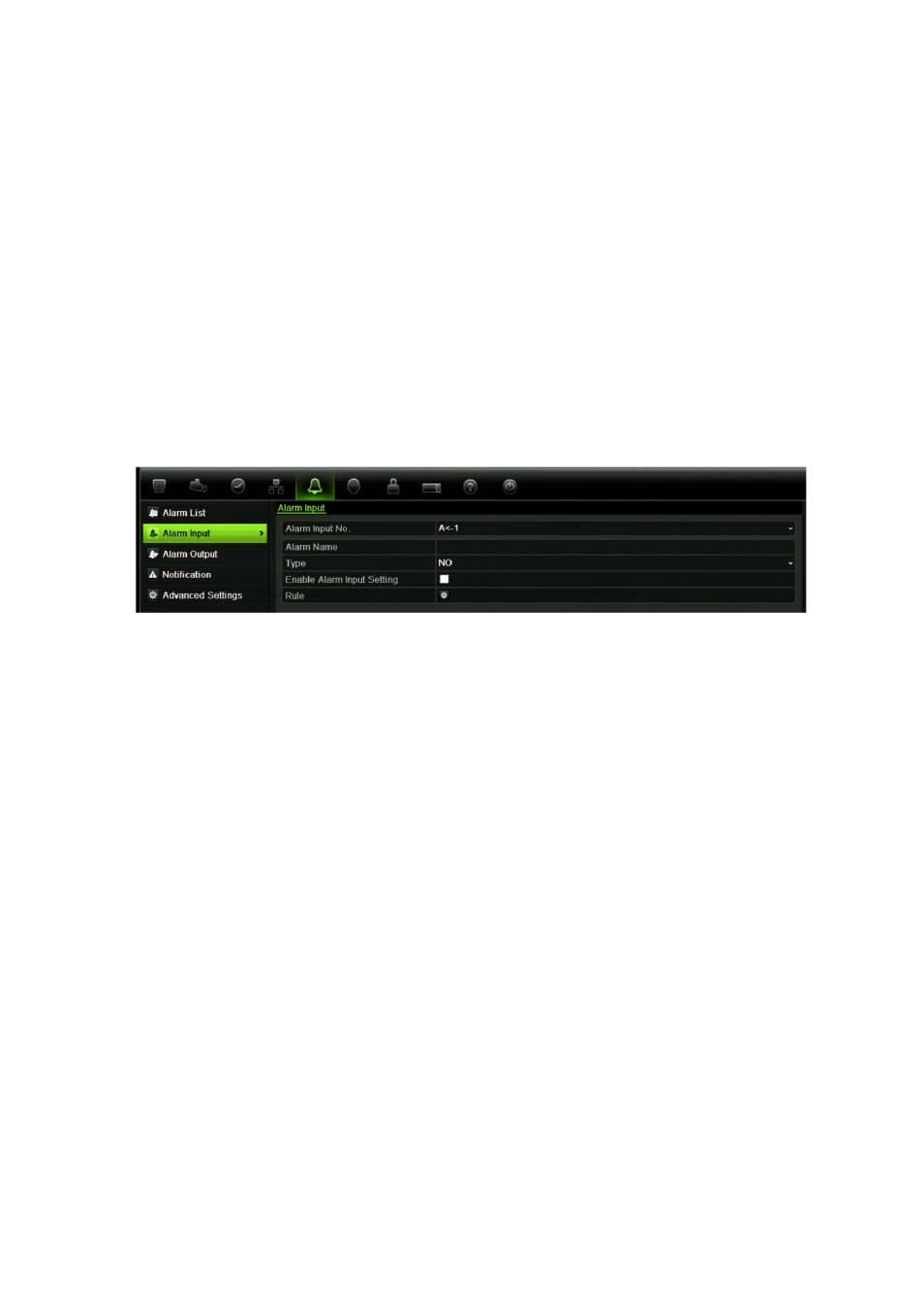 Setting up external alarms | Interlogix DVR 42 User Manual User Manual | Page 108 / 176