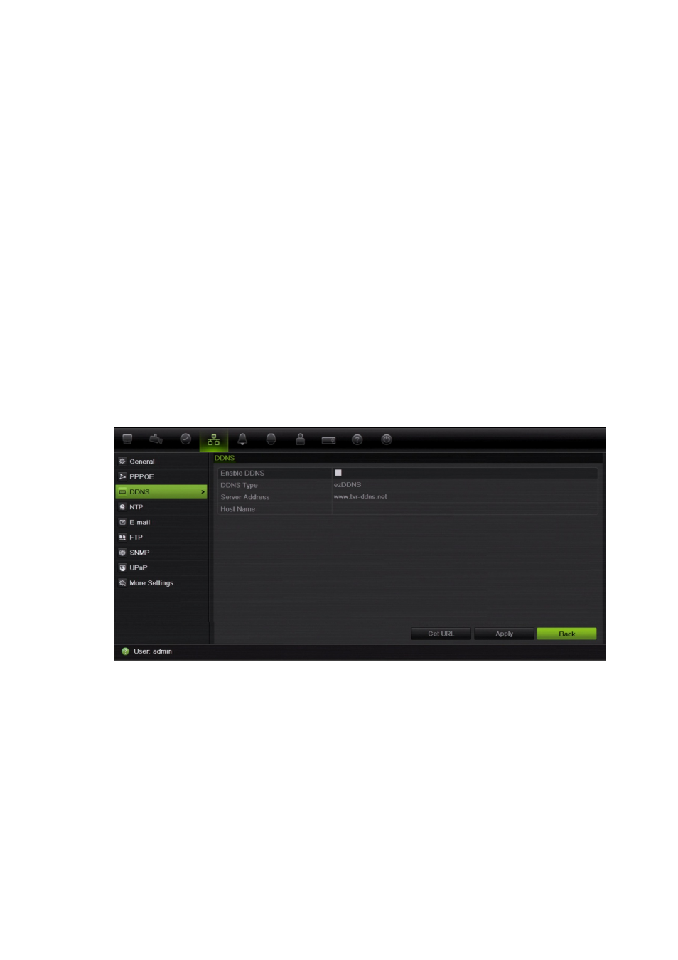 Configuring ddns | Interlogix DVR 42 User Manual User Manual | Page 115 / 176