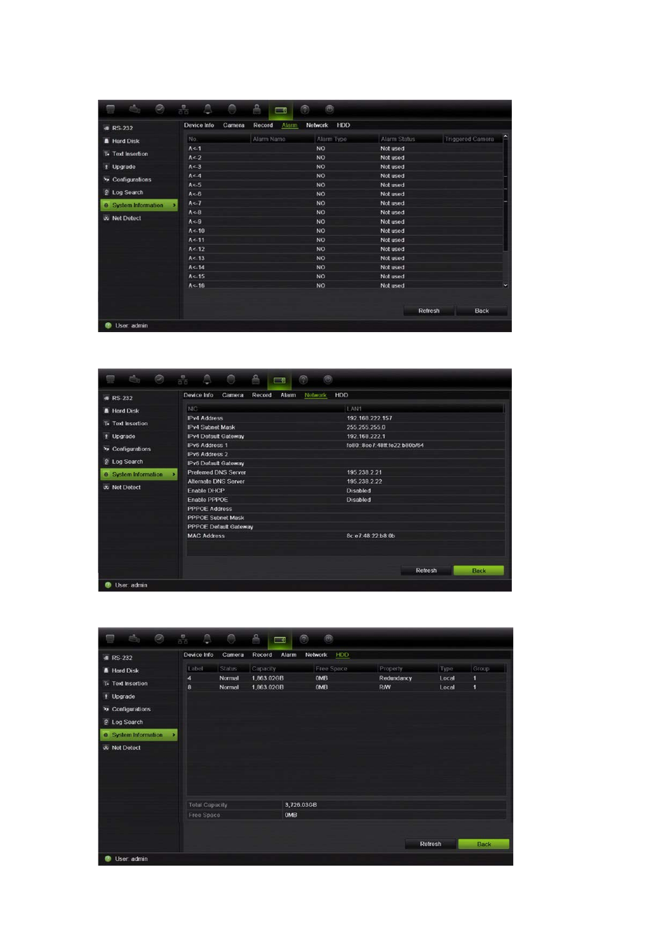 Interlogix DVR 42 User Manual User Manual | Page 138 / 176
