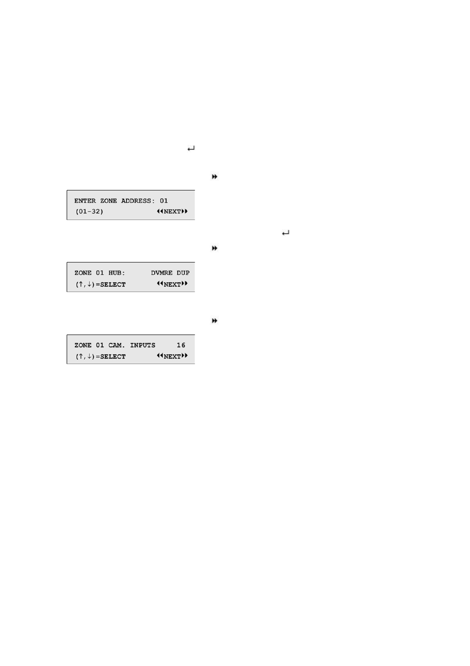 Selecting a camera using the keypad, Controlling a camera | Interlogix DVR 42 User Manual User Manual | Page 156 / 176