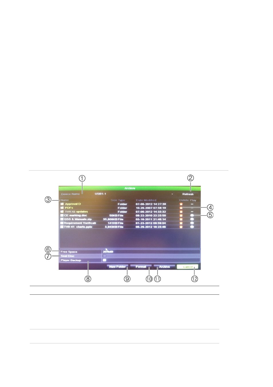 Exporting recorded files to a backup device | Interlogix DVR 42 User Manual User Manual | Page 70 / 176