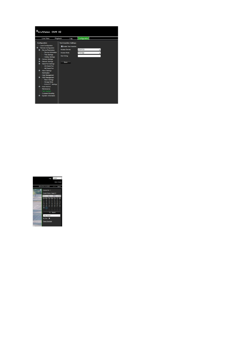 Text overlay | Interlogix DVR 42 User Manual User Manual | Page 88 / 176