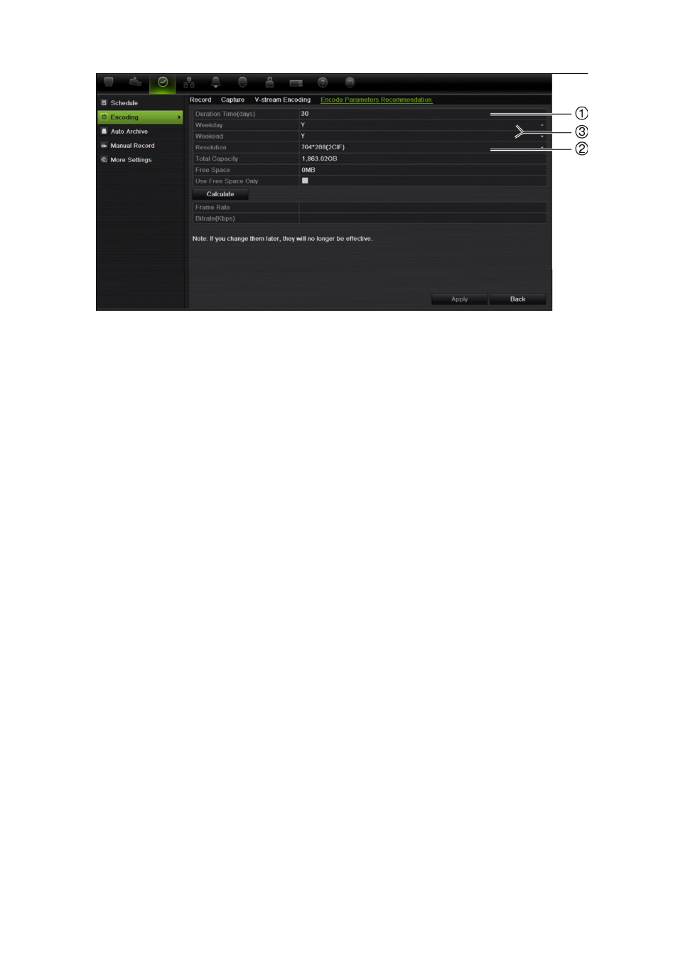 Using an external recording device, Configuring overwrite | Interlogix DVR 42 User Manual User Manual | Page 94 / 176
