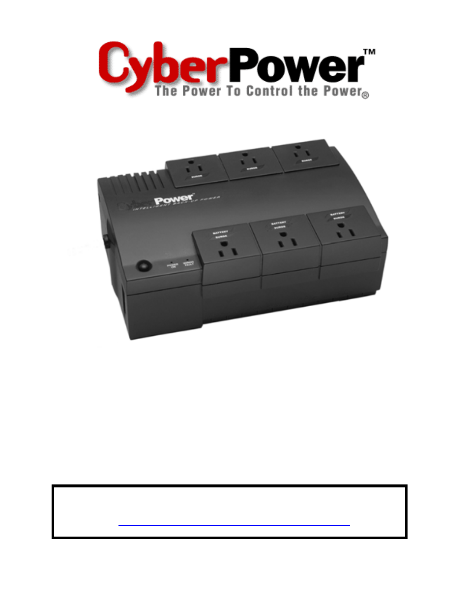 CyberPower Systems CPS725SL User Manual | 17 pages