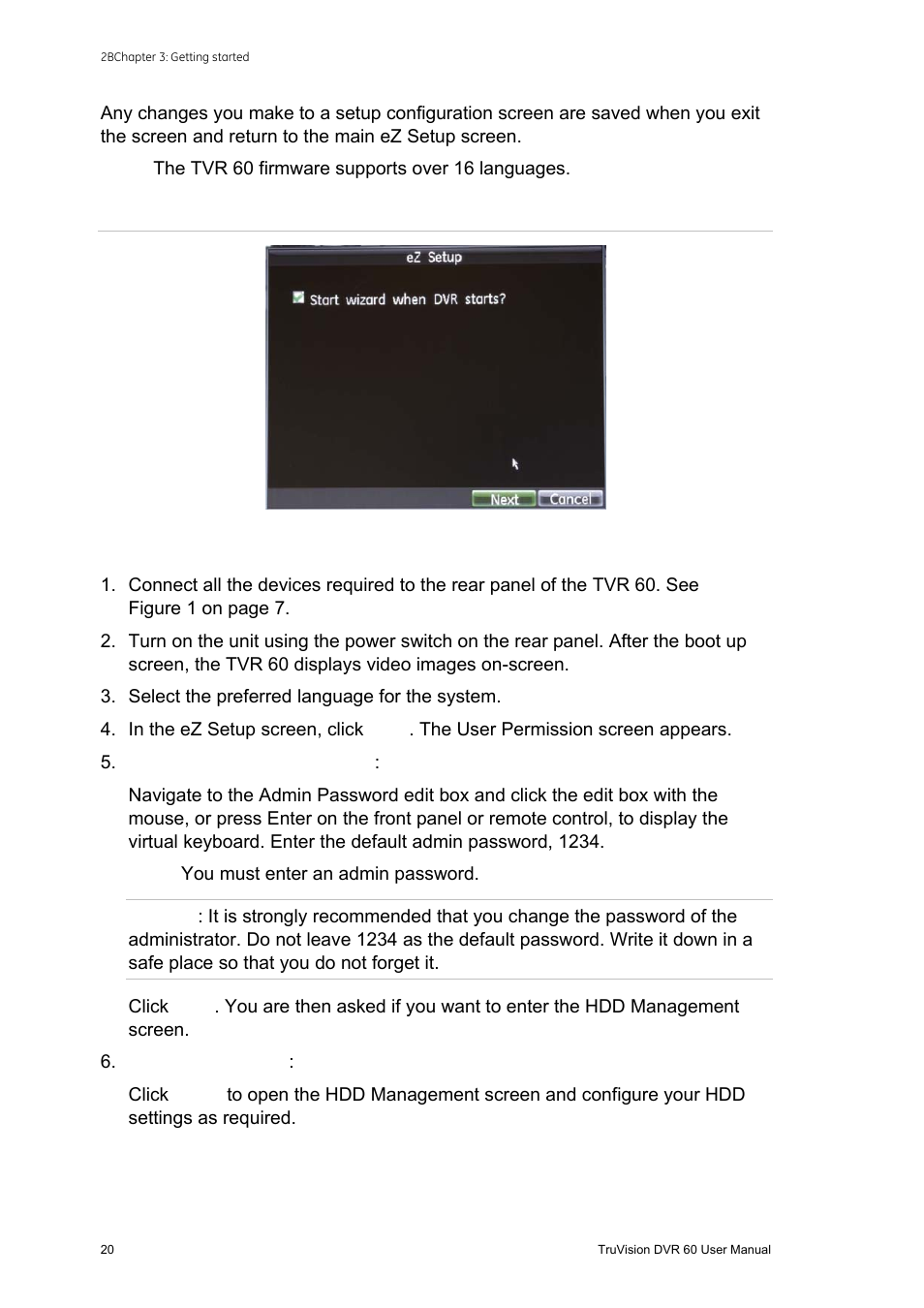 Interlogix DVR 60 User Manual User Manual | Page 26 / 164