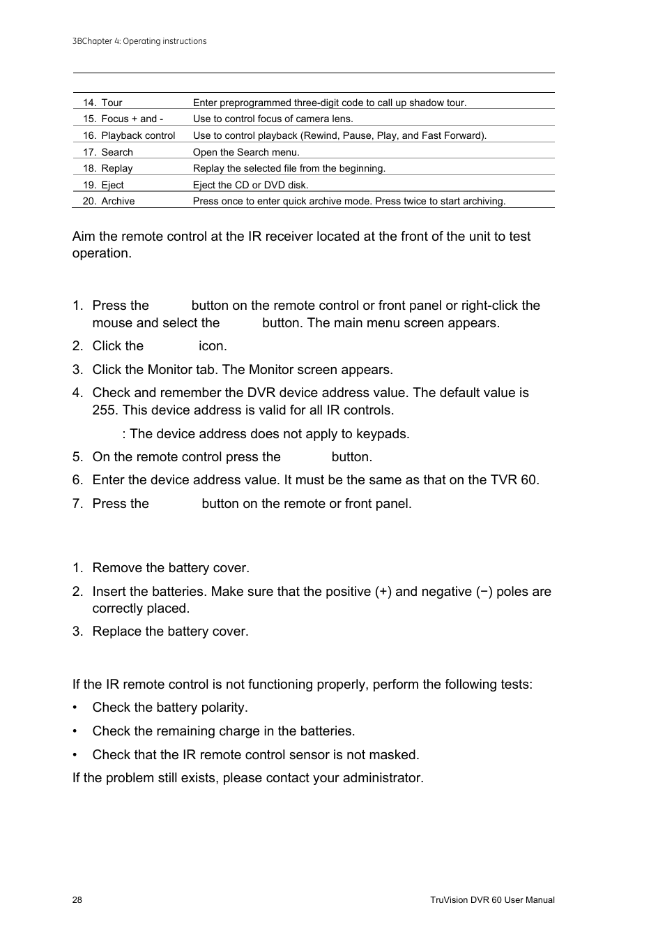 Interlogix DVR 60 User Manual User Manual | Page 34 / 164