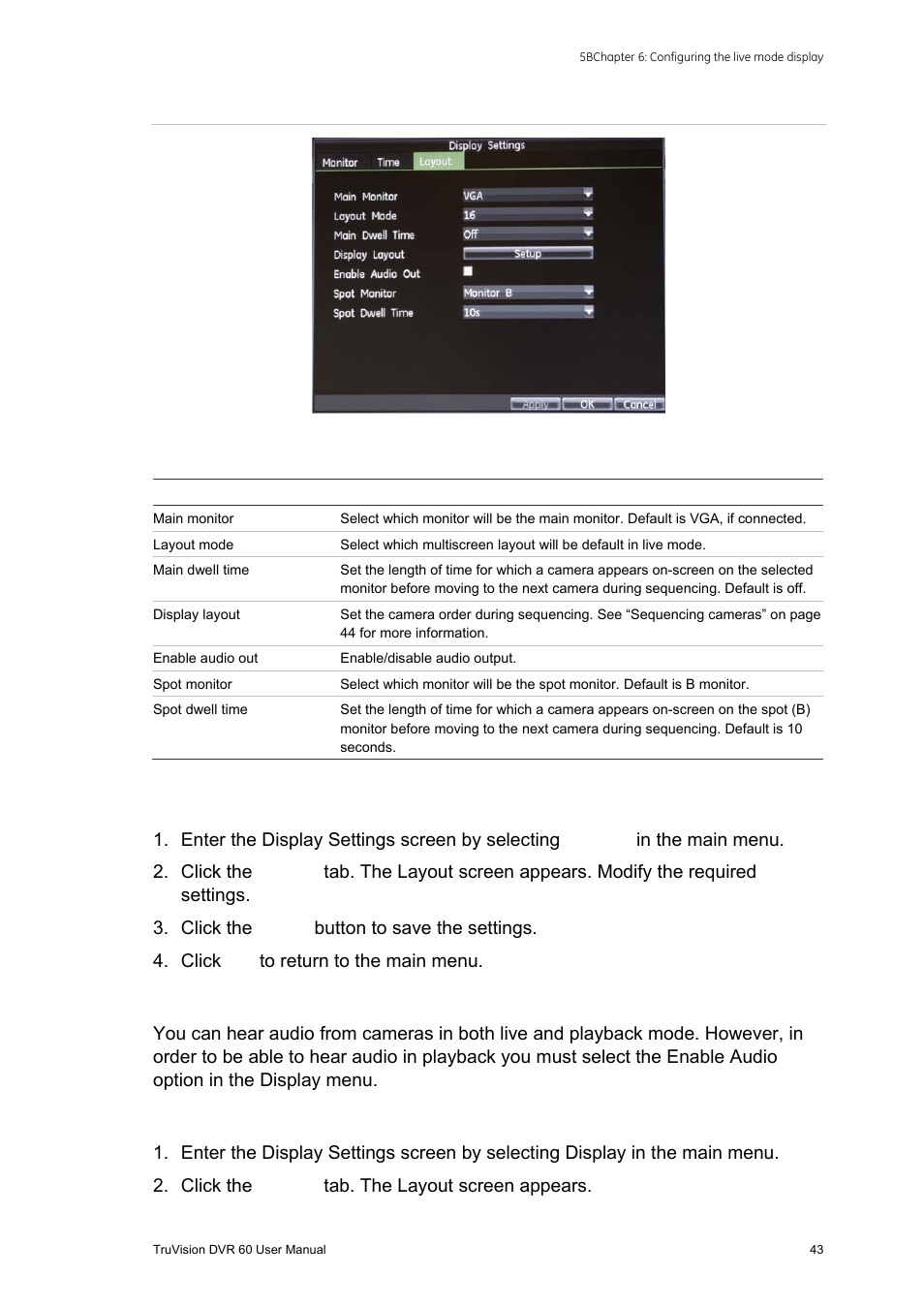 Interlogix DVR 60 User Manual User Manual | Page 49 / 164