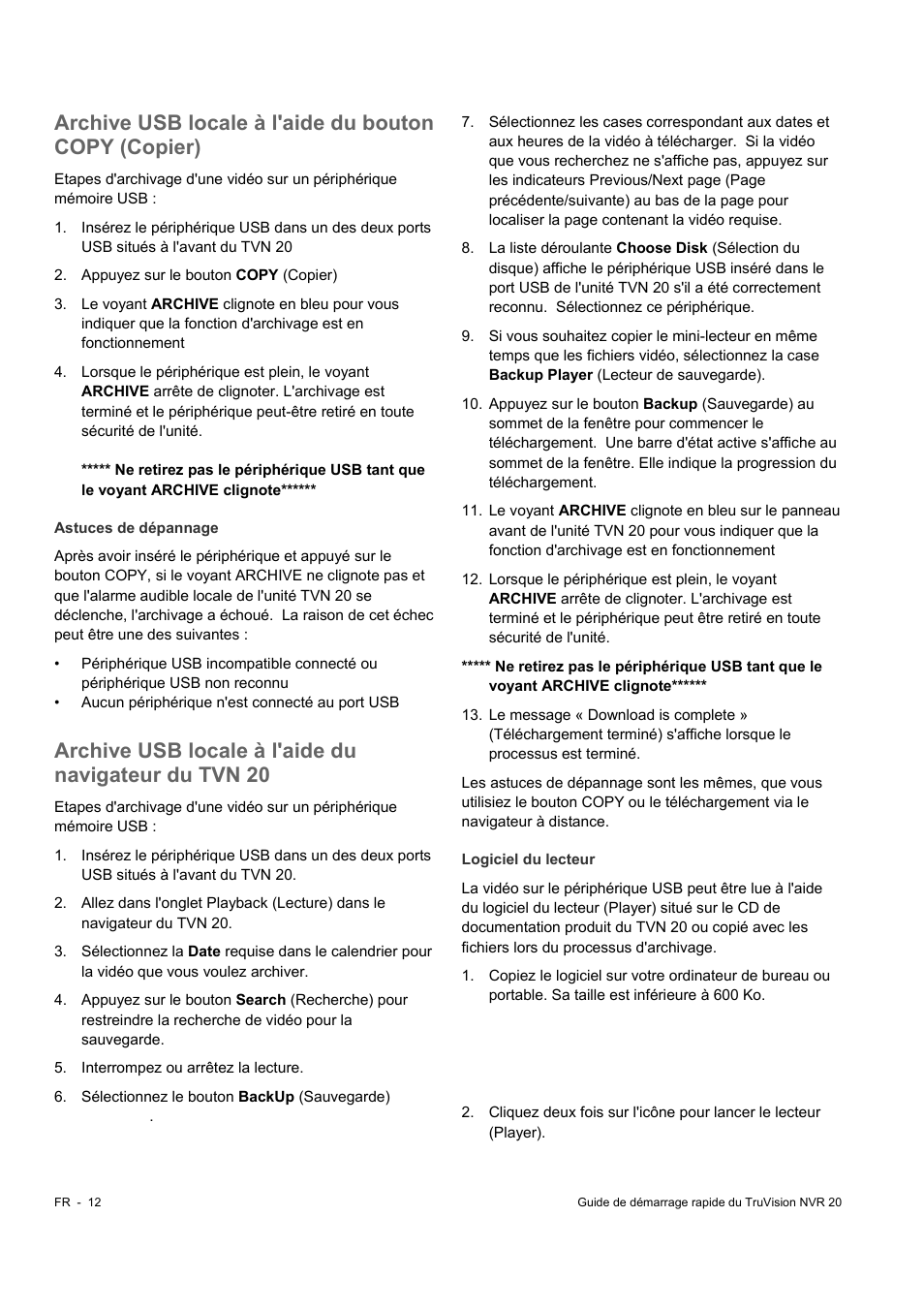 Interlogix NVR 20 Quick Start User Manual | Page 54 / 84