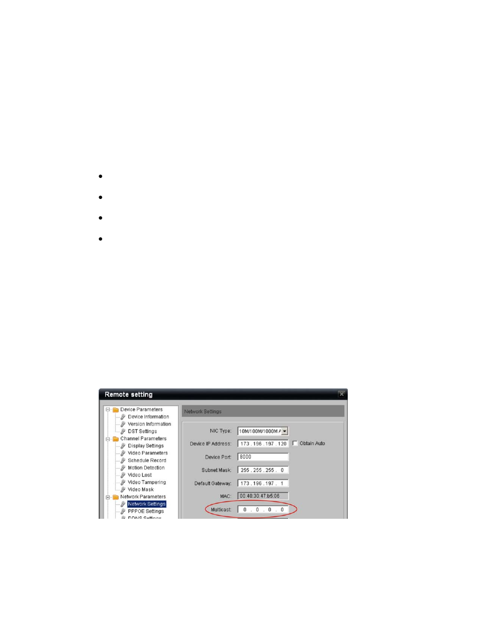 Additional network settings, Multicast | Interlogix NVR 20 User Manual User Manual | Page 111 / 150