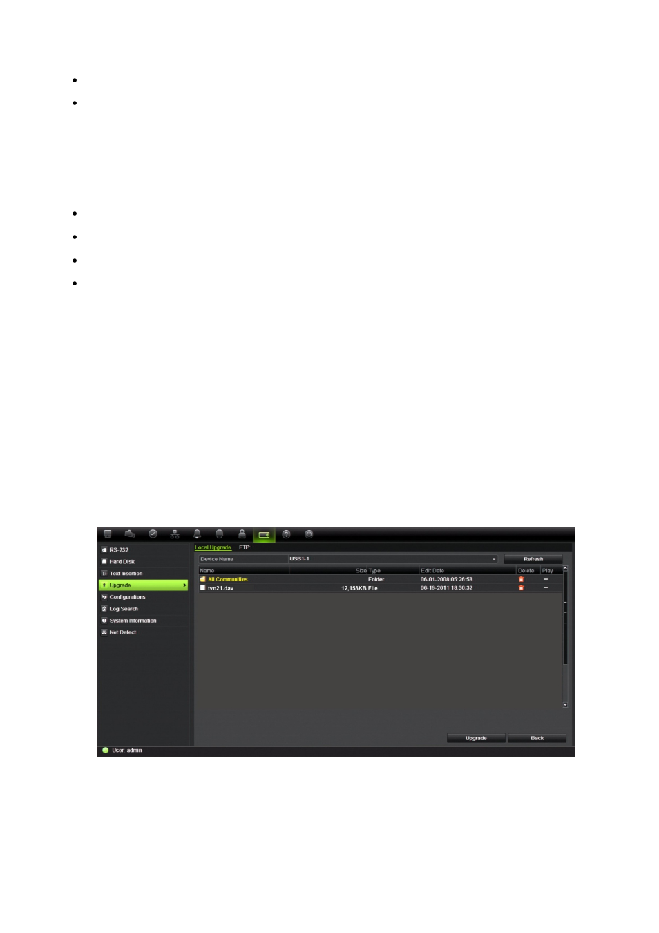 Updating system firmware | Interlogix NVR 21 (S/P) User Manual User Manual | Page 136 / 180