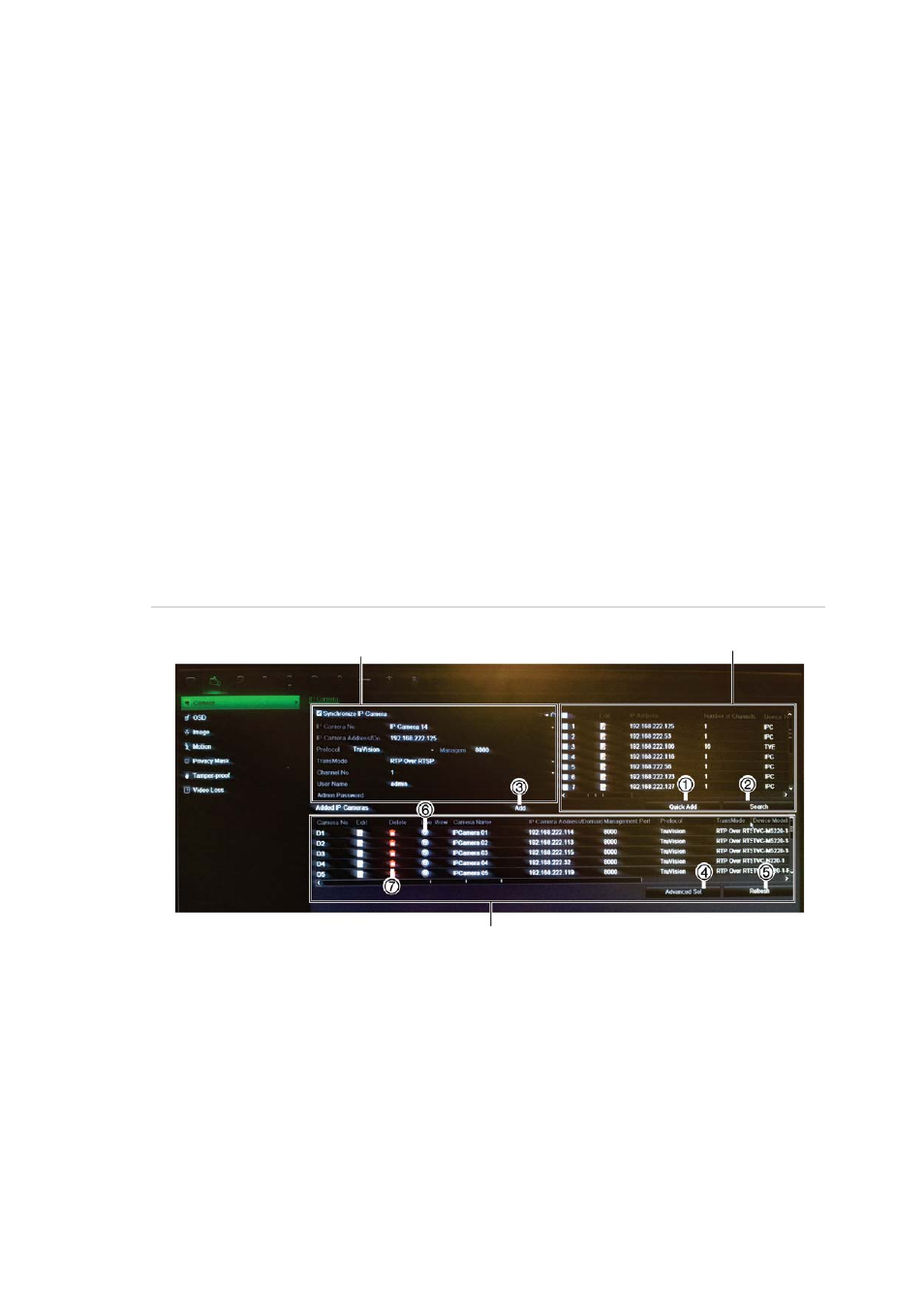 Chapter 14 camera settings, Adding/removing ip cameras | Interlogix NVR 50 User Manual User Manual | Page 121 / 177