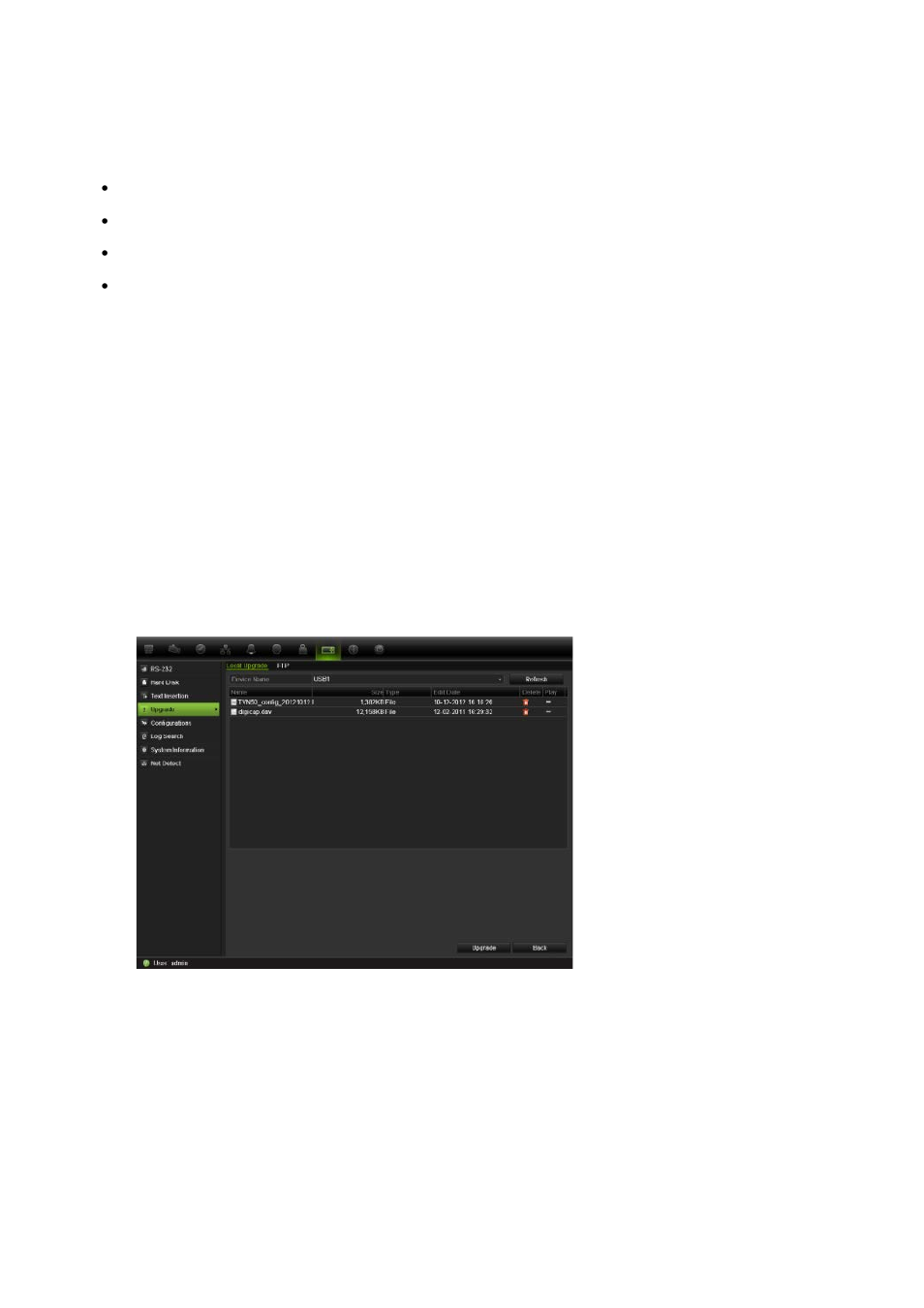 Updating system firmware | Interlogix NVR 50 User Manual User Manual | Page 128 / 177