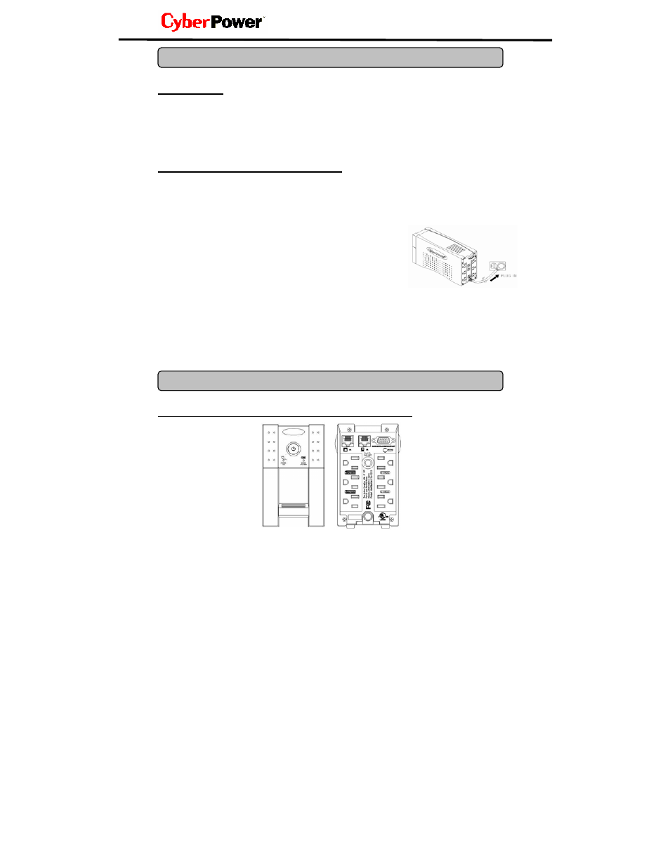 CyberPower Systems UP425 User Manual | Page 4 / 14