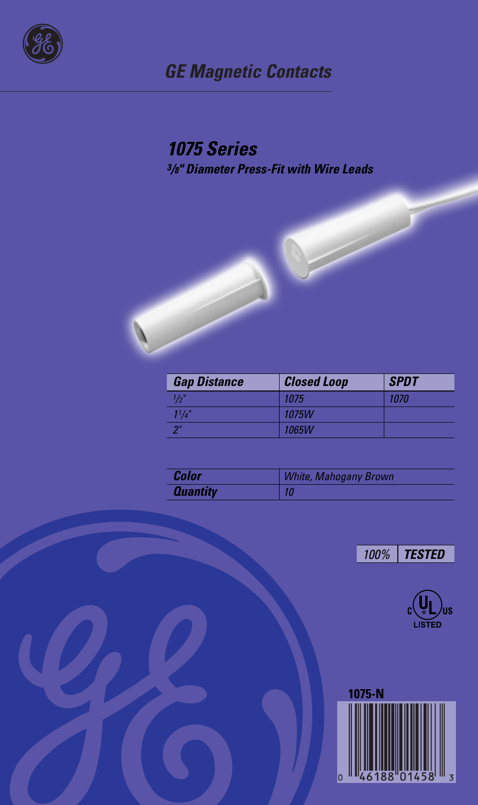 Interlogix 1075 Series User Manual | 2 pages