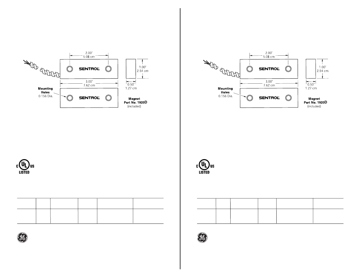 Interlogix 2505A-TIP User Manual | 1 page