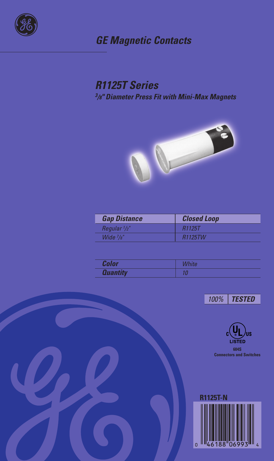 Interlogix R1125T Series User Manual | 2 pages