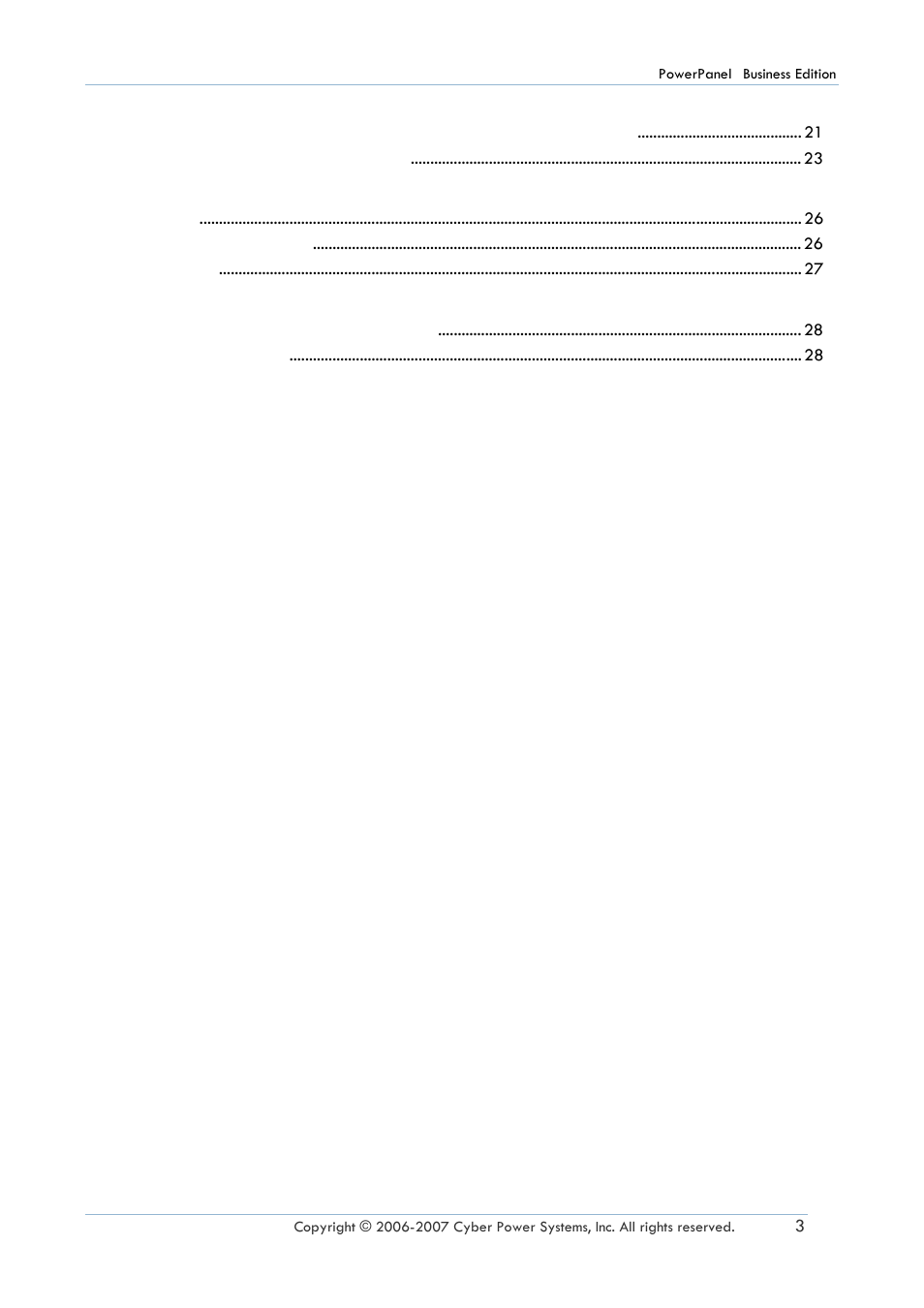 CyberPower Systems PowerPanel Power Supply System User Manual | Page 4 / 32