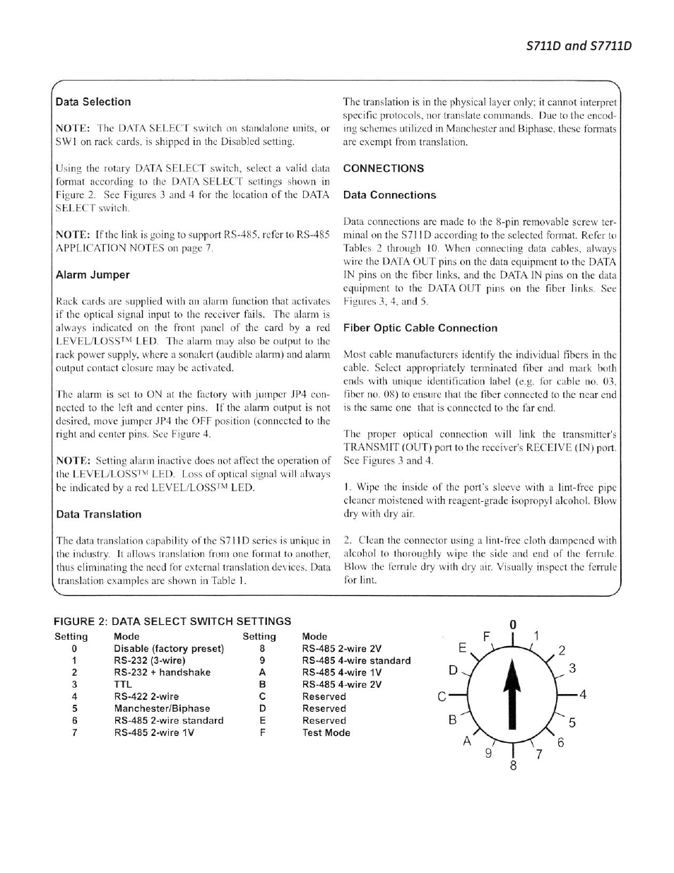 Interlogix S7711D User Manual | Page 4 / 11