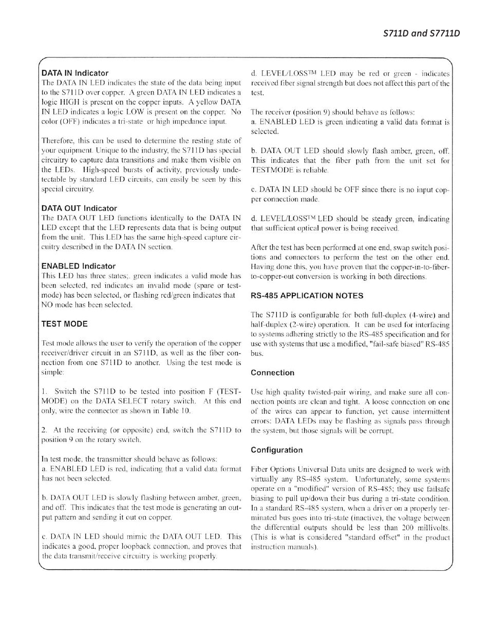 Interlogix S7711D User Manual | Page 8 / 11