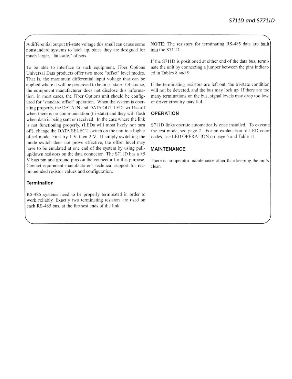 Interlogix S7711D User Manual | Page 9 / 11