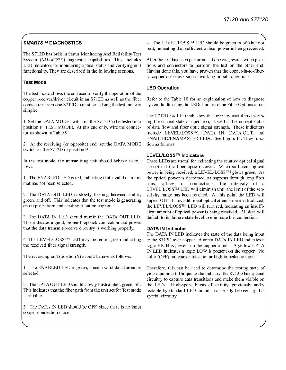 Interlogix S7712D User Manual | Page 12 / 15