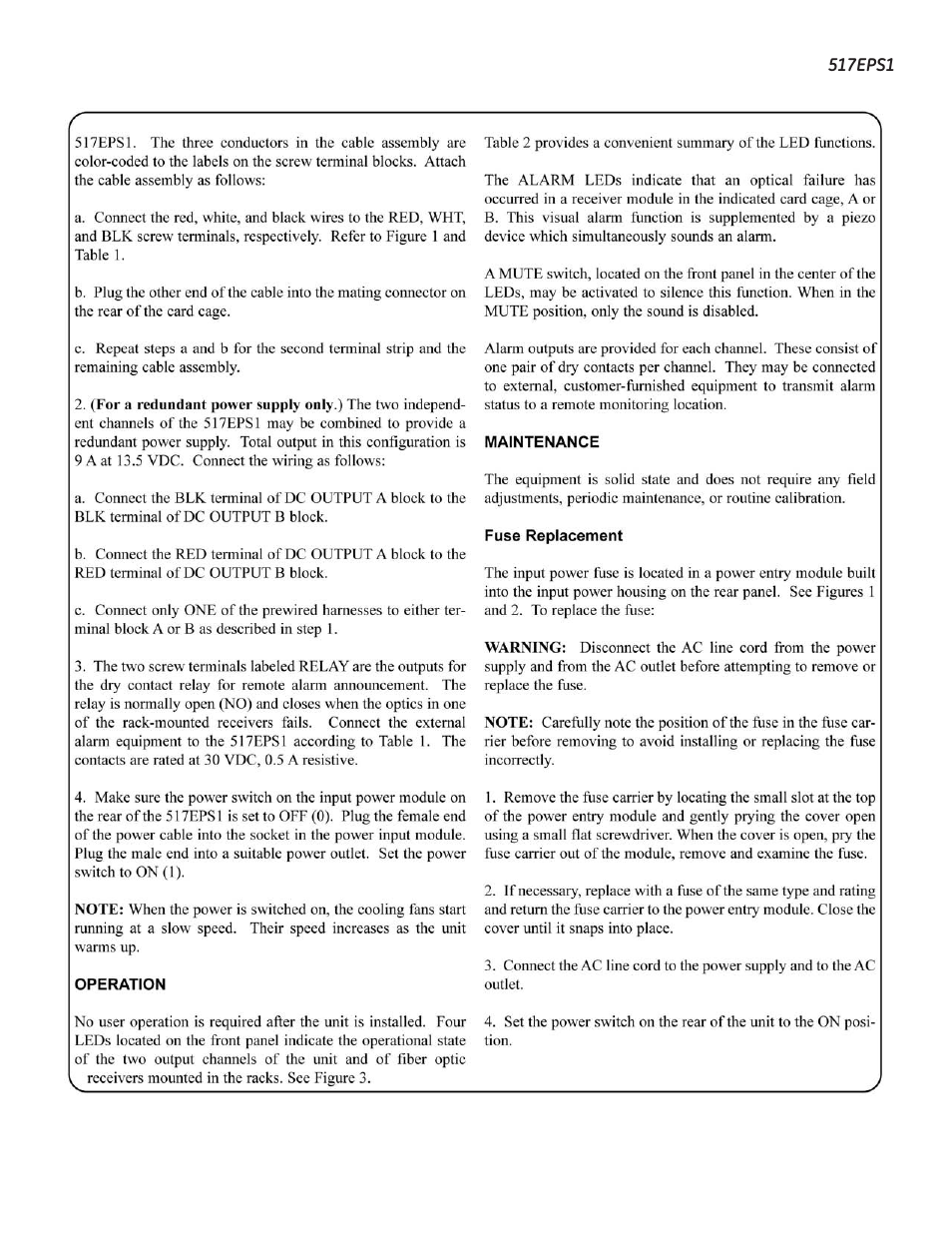 Interlogix 517EPS1 User Manual | Page 3 / 6