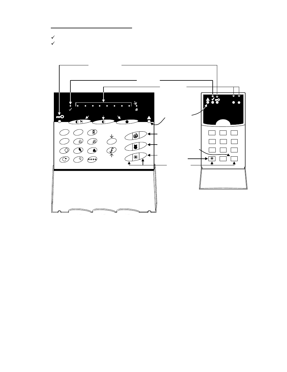 An overview, Multi-tenant security system user guide, The suite security keypads | Interlogix XL 4 Zone LCD User Manual | Page 5 / 16