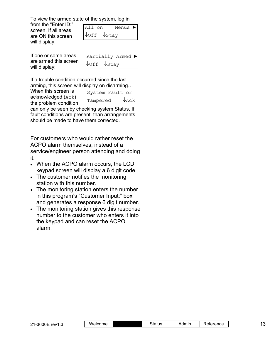 Interlogix XL LCD Keypad Plus User Guide User Manual | Page 21 / 54