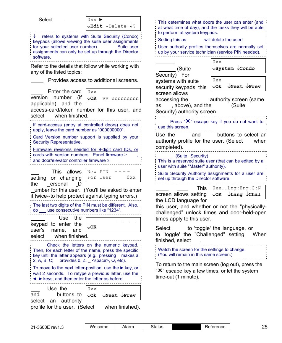 Deleting a user | Interlogix XL LCD Keypad Plus User Guide User Manual | Page 33 / 54
