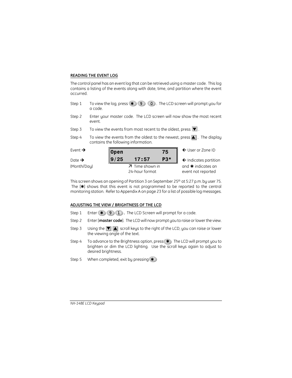 Interlogix NX-148E User Manual | Page 17 / 30