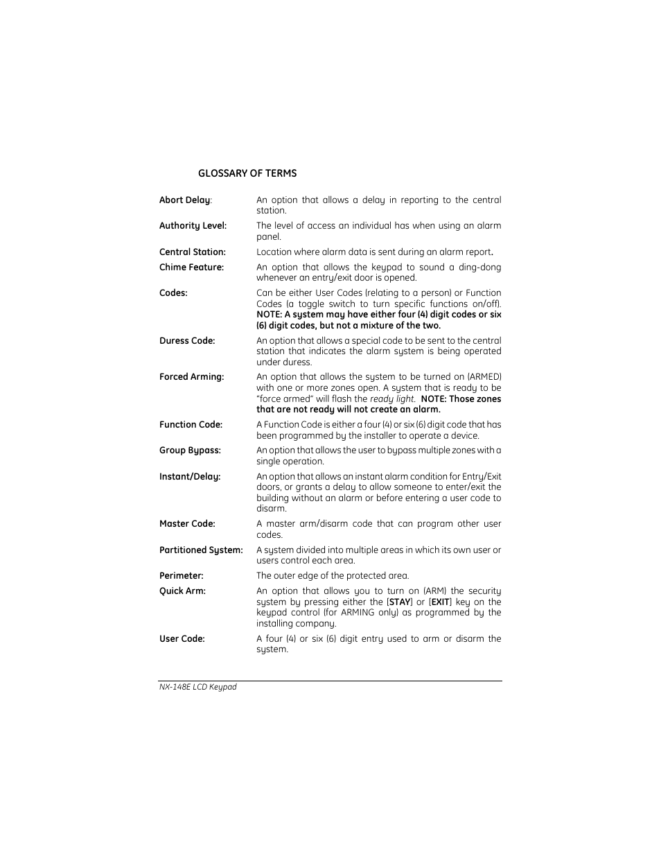 Interlogix NX-148E User Manual | Page 5 / 30