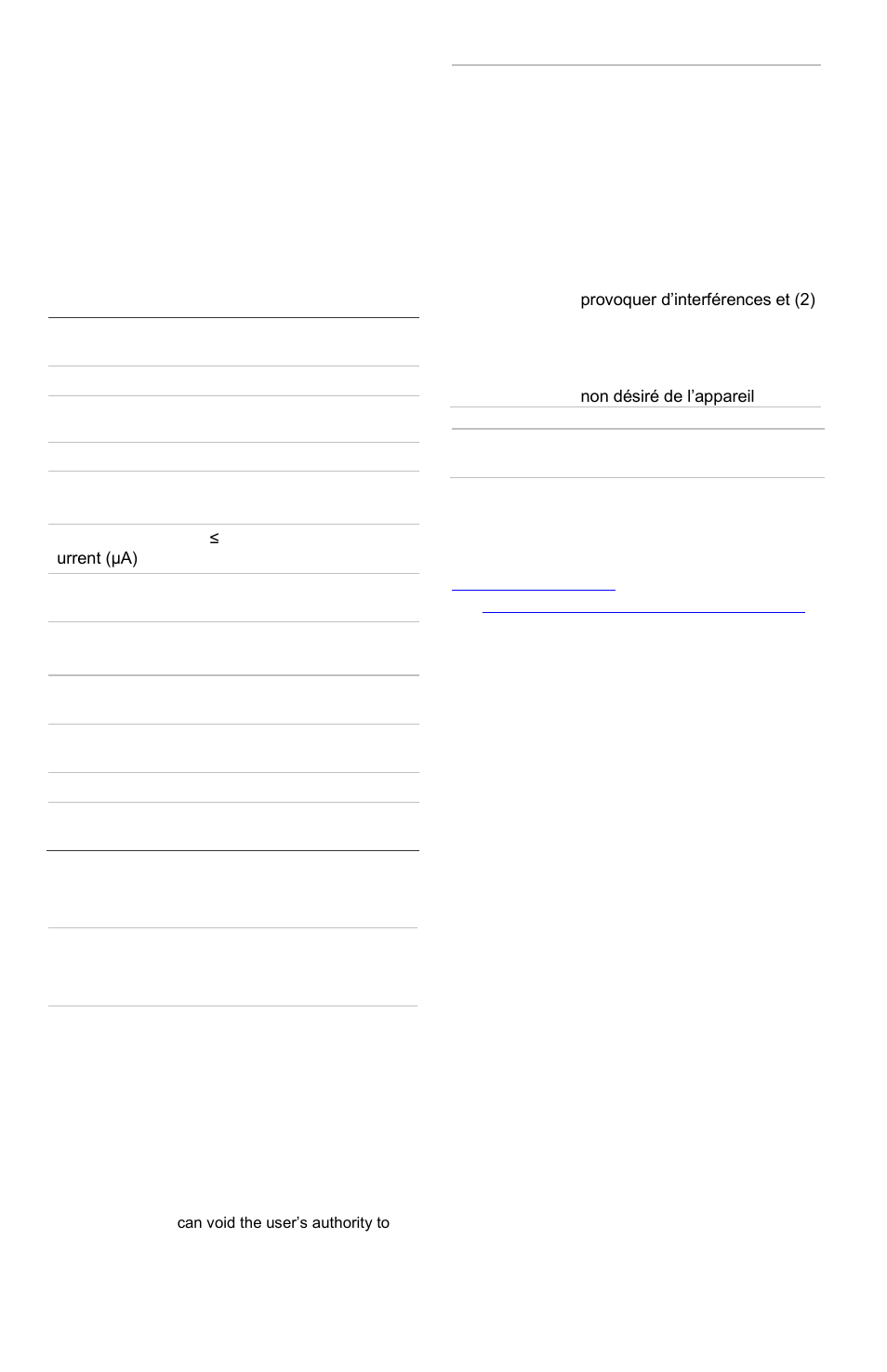 Specifications, Regulatory information, Contact information | Interlogix Wireless Personal Panic Device User Manual | Page 4 / 4