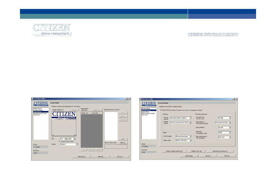 Ct-s801 – software | CITIZEN CT-S801 User Manual | Page 14 / 19