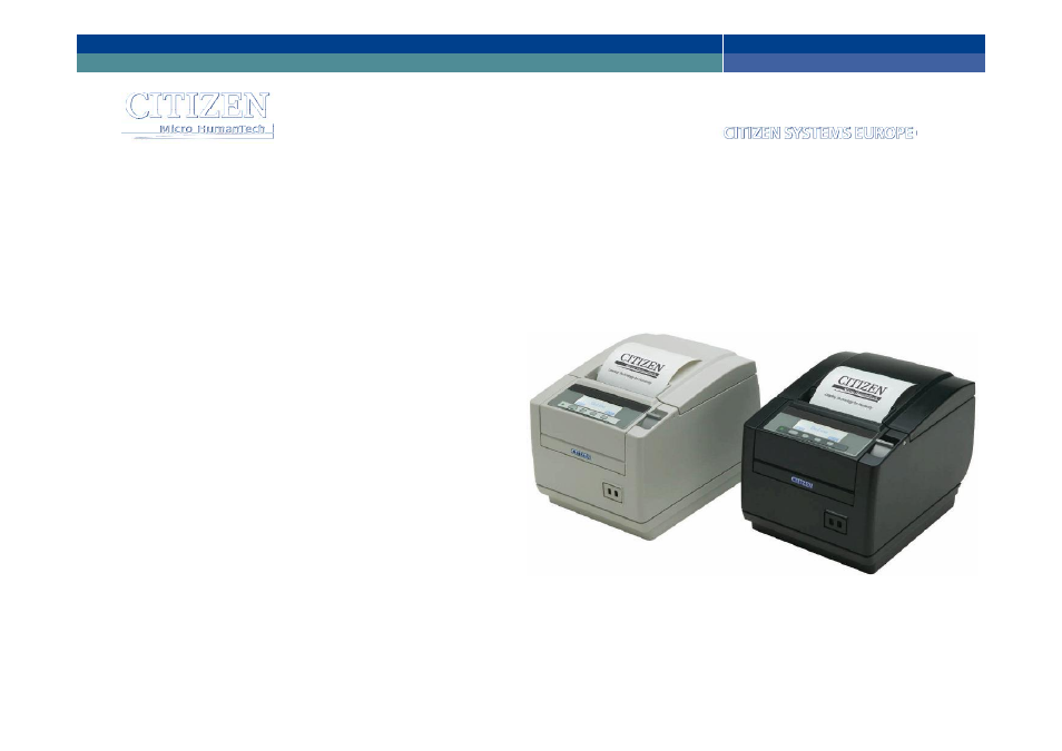 Ct-s801 – key facts | CITIZEN CT-S801 User Manual | Page 2 / 19