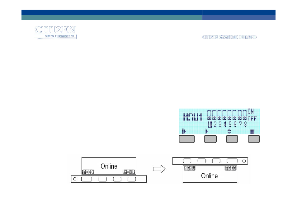 Ct-s801 – lcd display at a glance | CITIZEN CT-S801 User Manual | Page 6 / 19