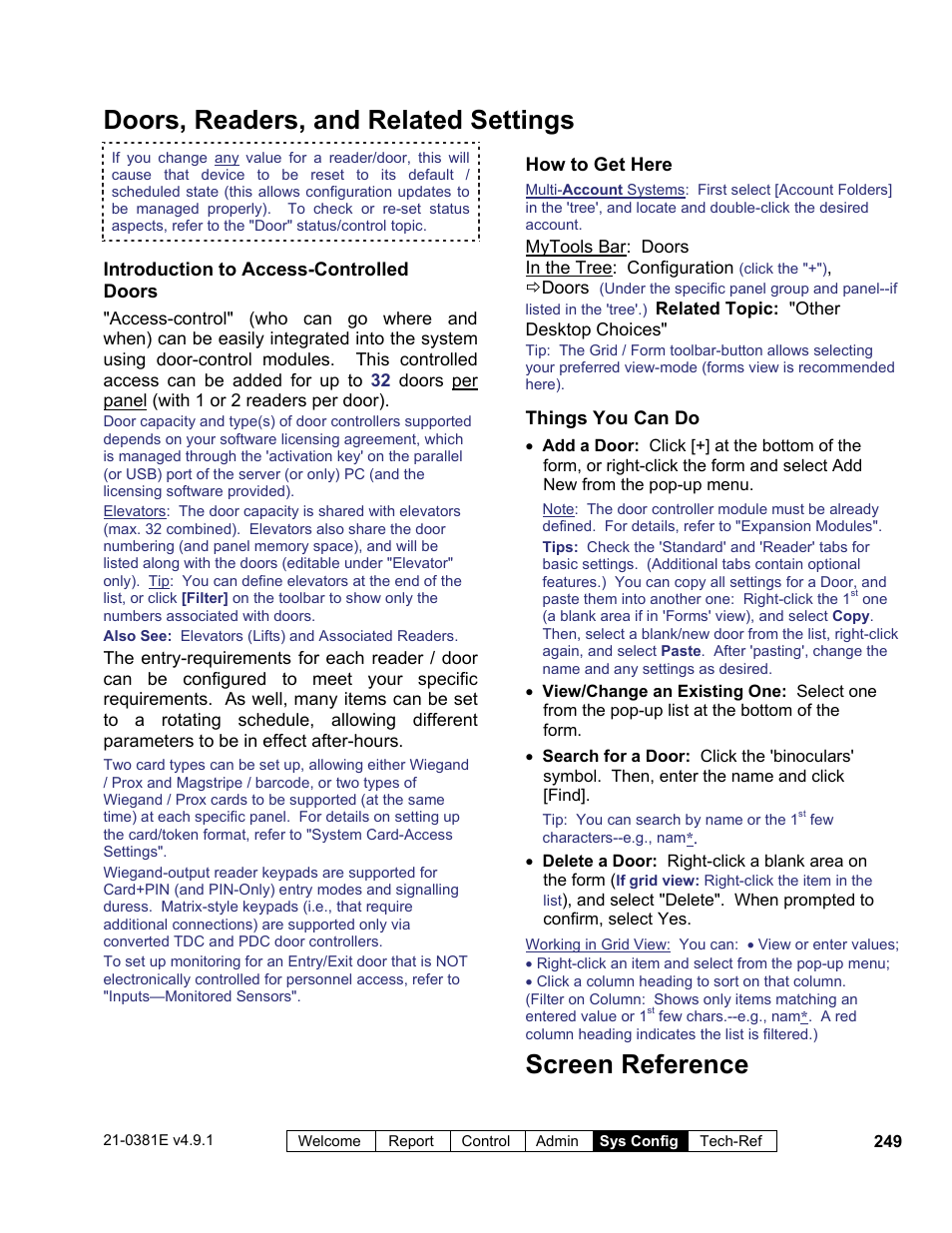 Interlogix VEREX Director User Manual | Page 257 / 383