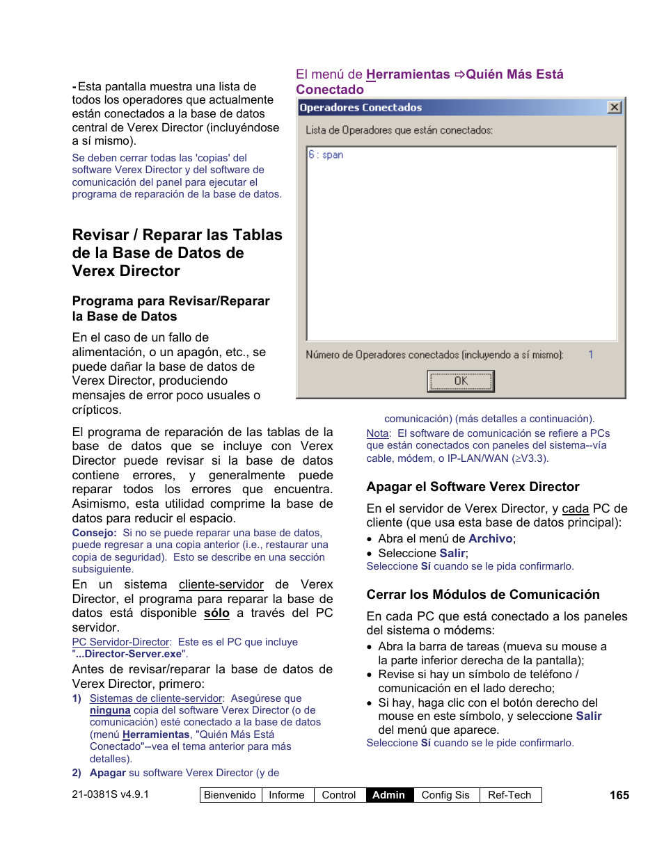 Interlogix VEREX Director User Manual | Page 175 / 378
