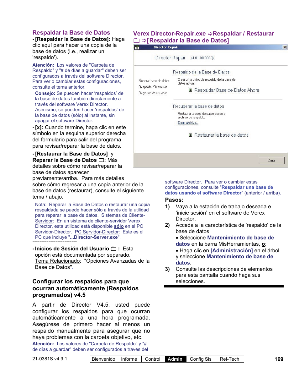 Interlogix VEREX Director User Manual | Page 179 / 378