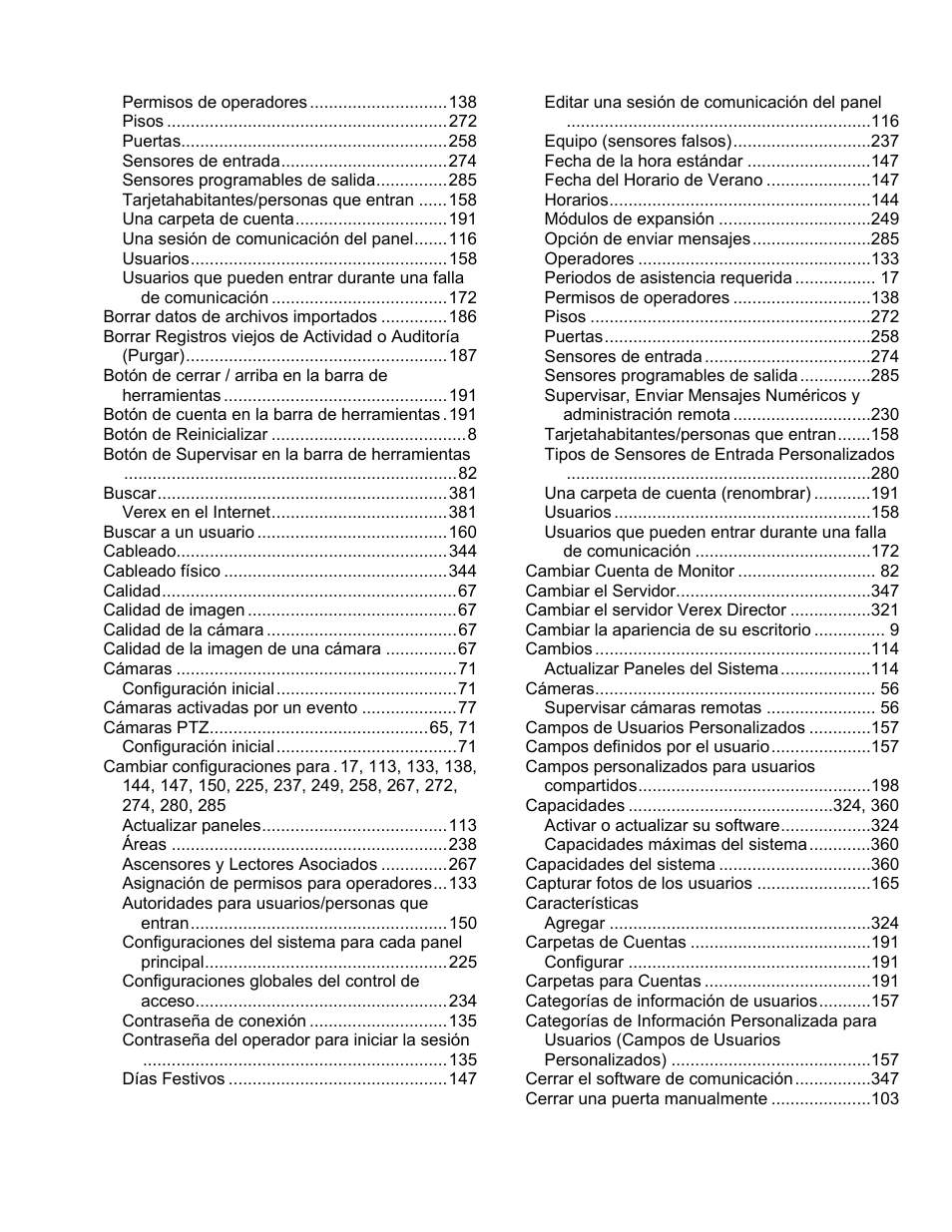 Interlogix VEREX Director User Manual | Page 365 / 378