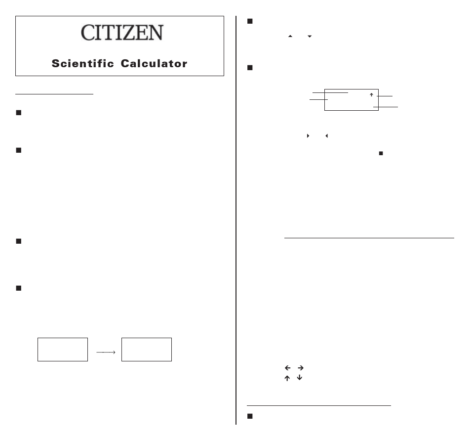 CITIZEN SR-270II User Manual | 13 pages