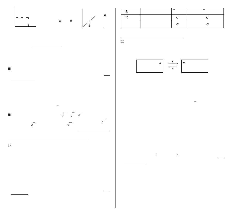 Standard deviation calculation, Regression calculation, Probability | Other functions ( x | CITIZEN SR-270II User Manual | Page 6 / 13